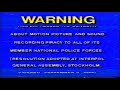 Opening To Russian Roulette 1982 Australian VHS