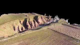 preview picture of video '3d map: Arbroath cliffs: Dickmont's Den'