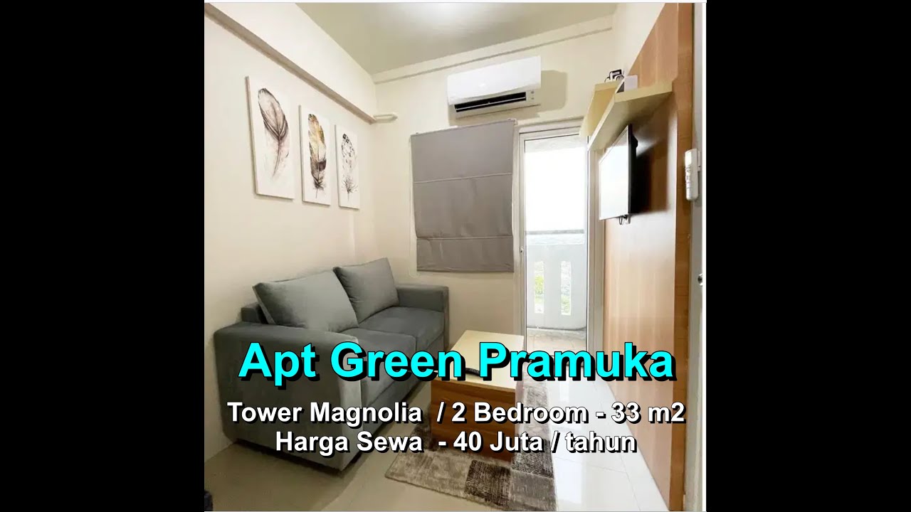 For Rent Apartment Green Pramuka Tower Magnolia 27th Floor