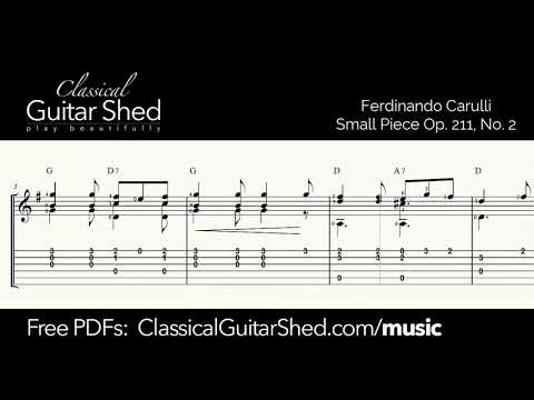 [Free Guitar Music] Ferdinando Carulli - Op. 211 No. 2