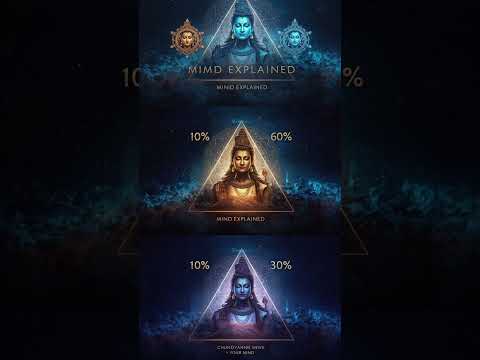 Brahma = Conscious, Vishnu = Subconscious, Shiva = Unconscious