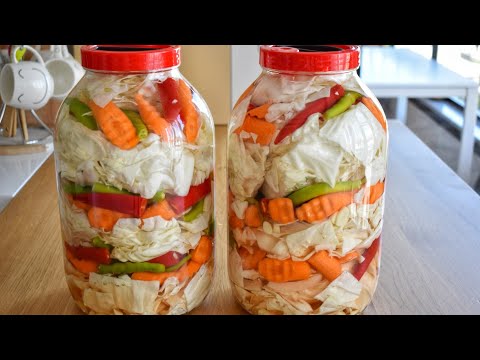 BENİ ASLA ŞAŞIRTMAYAN TURŞU TARİFİM❗ KÜTÜR KÜTÜR LAHANA TURŞUSU NASIL YAPILIR☝️ TURŞU TARİFİ