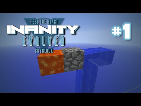FTB Infinity Skyblock - Ep 1 - Cobblegen