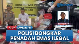 Polda Kalimantan Barat Bongkar Sindikat Penadah Emas Ilegal, Total Ada 20 Tambang Ilegal Ditindak