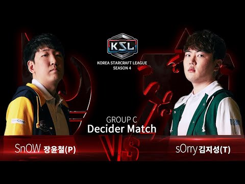SnOW vs sOrry PvT - Ro16 Group C Decider - KSL Season 4 - StarCraft: Remastered
