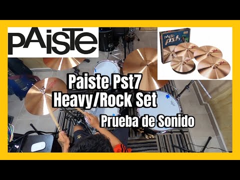 Paiste Pst7 Heavy/Rock Set (Prueba de sonido) || Alvaro Aguilar