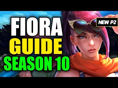 HOW TO PLAY FIORA SEASON 10 - (Best Build, Runes, Playstyle) - S10 Fiora Gameplay Guide