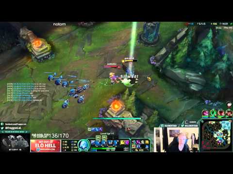 Elise walks through Aniva wall ft. Froggen