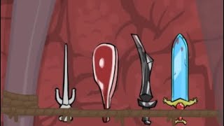 How to get the meat sword in Castle crashers and testing how much damage it does!