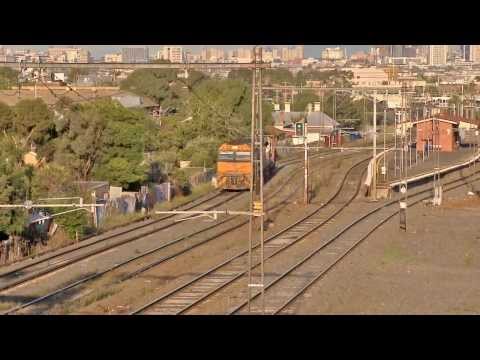 Two Big Locomotives & One Little Wagon! - PoathTV Australian Trains & Railways