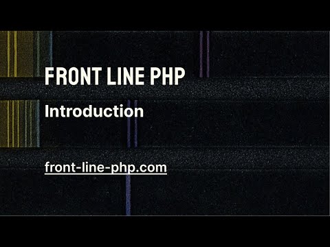 00. Introduction - Front Line PHP