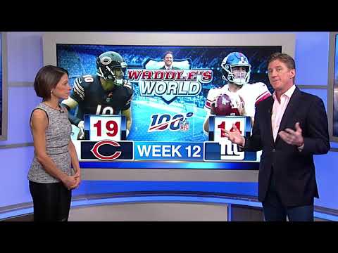 Waddle's World: Chicago Bears pull off narrow 19-14 victory over New York Giants