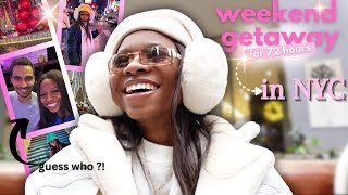 Weekend Getaway: 72 hours in New York | I met a celebrity at dinner, wedding proposal, + more