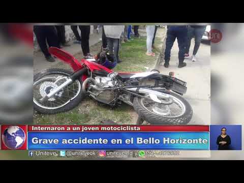 Accidente con gravísimas lesiones para un motociclista