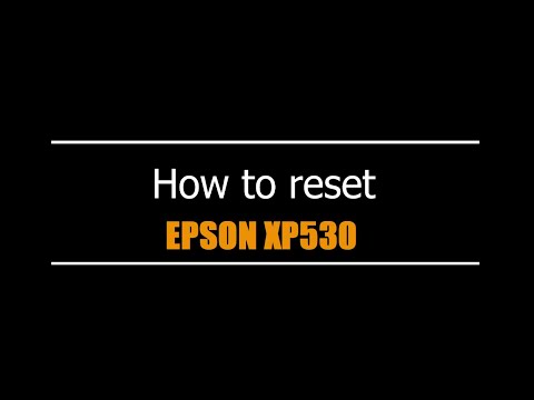 Tutorial Reset Epson XP-530 30 Days — step by step waste ink counter reset