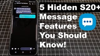 5 Hidden Samsung Messages Features YOU MUST KNOW | Samsung S20 Plus S20 Ultra and S20