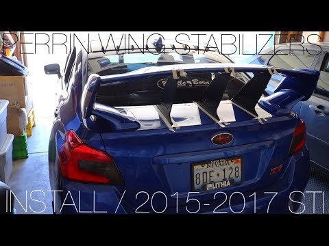 Perrin Wing Stabilizers Install / Subaru 2015-2017 STI