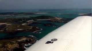 preview picture of video 'Flying around the Isles of Scilly (UK)'