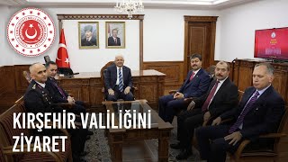 Millî Savunma Bakanı Yaşar Güler, Kırşehir Valiliğini Ziyaret Etti