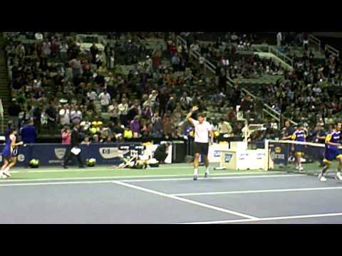 Milos Raonic vs Fernando Verdasco SAP Open final match point