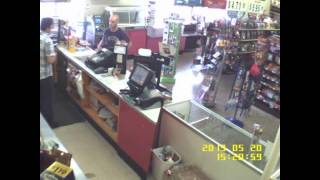preview picture of video 'Surveillance video of robbery attempt in Mountville'