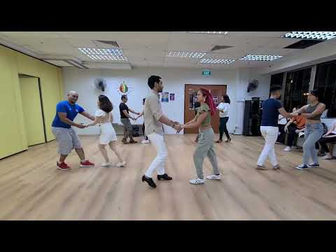 Caliente Dance Studio Salsa social dance class Wayne Gorbea & Salsa Picante - Cogele El Gusto