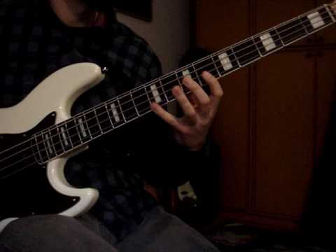 Ian Hunter - All American Alien boy - Jaco Pastorius bass solo - cover