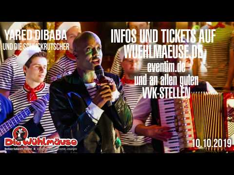 Yared Dibaba und die Schlickrutscher am 10.10.2019 - Die Wühlmäuse 2019