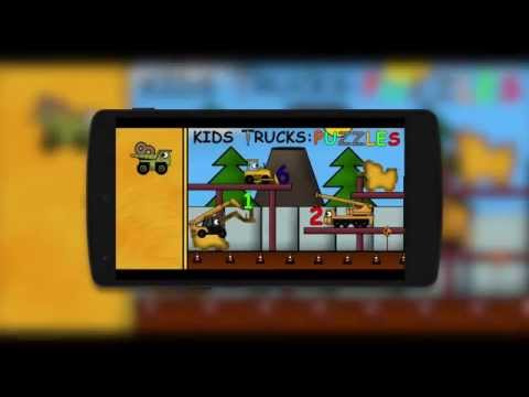 Kids Trucks: Puzzles Video