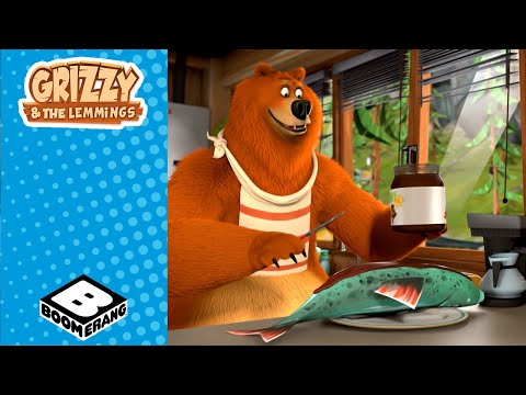 L'orso intelligente 🧸⚯  | Grizzy e i Lemming | Boomerang Italia