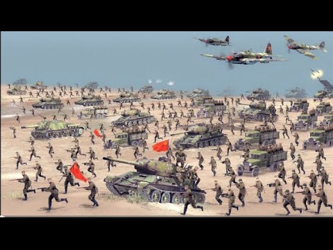 1.5 MILLION SOVIETS STORM CHINA - JAPANESE LAST STAND in MANCHURIA - CINEMATIC FILM