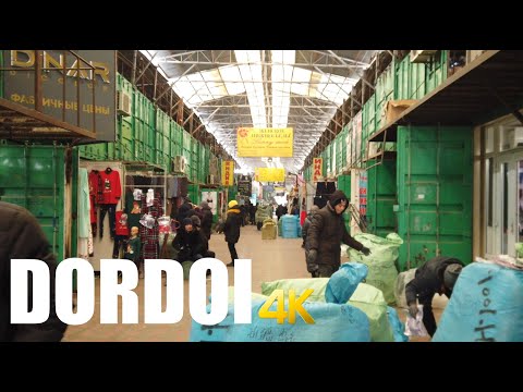 Dordoi Bazaar, Bishkek, walking tour 4k 60fps