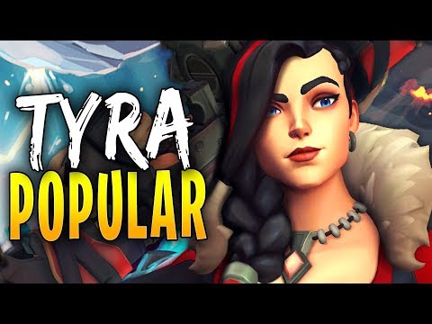 IS TYRA THE NEW MOST POPULAR CHAMP? | Paladins Gameplay