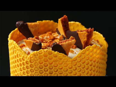 Bubble Wrap Honeycomb Cake • Tasty