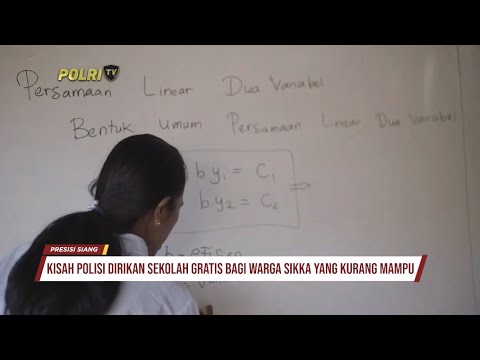 ANGGOTA POLSEK NELLE BERIKAN SEKOLAH GRATIS KEPADA 139 SISWA