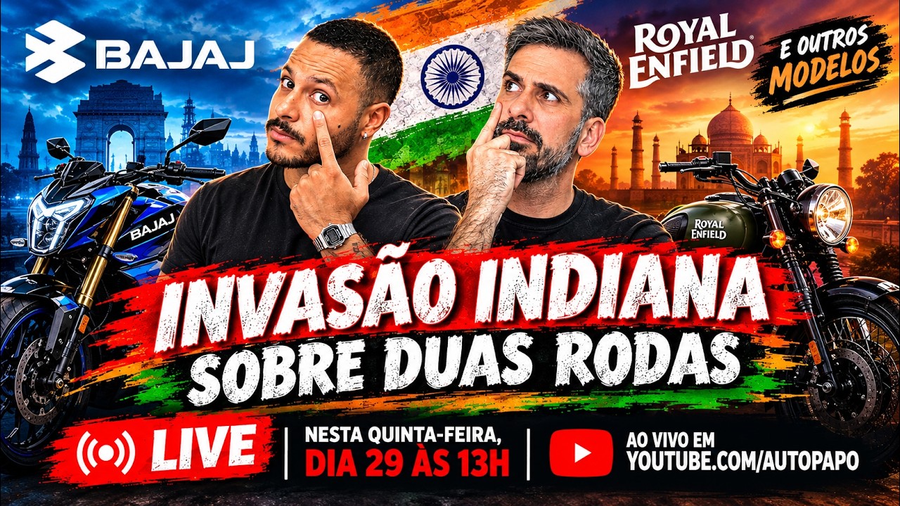 Invasão das motos indianas no mercado brasileiro  | LIVE AUTOPAPO