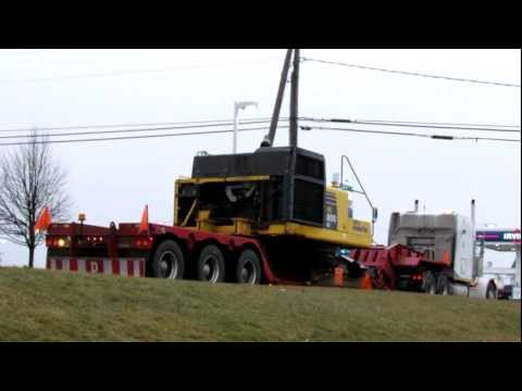 Komatsu PC800 Being Transported