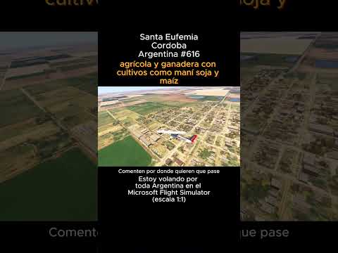 Santa Eufemia, Cordoba desde el Microsoft Flight Simulator #santaeufemia #cordoba #msfs #joaha45