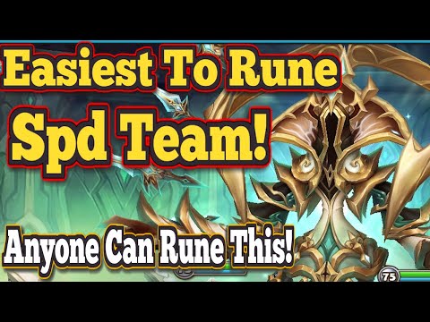 No Julie 1shot, Super Easy to Rune Spd Team! 24-26sec Avg! Punishers Crypt - Summoners War