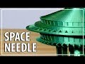 3D Printing a FIVE FOOT TALL Seattle Space Needle! Emerald City filament / gMax 1.5XT+ & Raise3D N2+