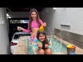 PARTE 3 Fiz O Desafio Da Balão D Agua Da Piscina Vlog