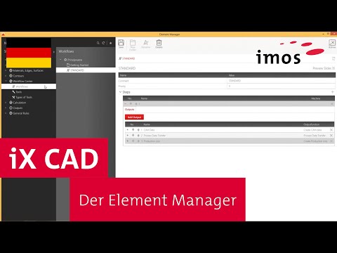 imos 12 0 Episode 5 – Der Element Manager – Datenpflege schnell und effizient [DE]