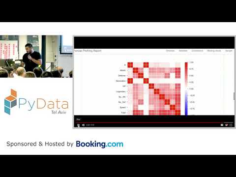 PyData Tel Aviv Meetup:  Getting to Know any Dataset in 4 Lines of Python - Eyal Trabelsi