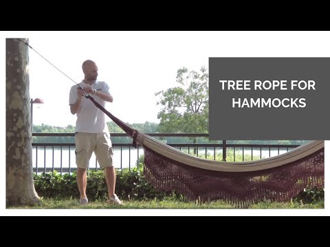 Vrv za drevo - Pritrditev za visečo mrežo na drevo ali drog