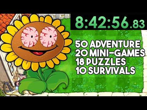 I Tried 100% Speedrunning Plants vs Zombies