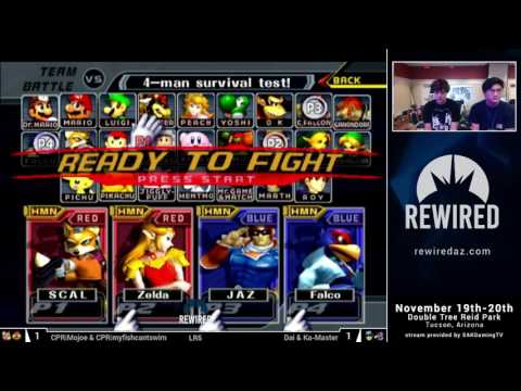 Rewired 2016 Melee Doubles LR5 - CPR|Mojoe & CPR|myfishcantswim (Red) vs Dai & Ka-Master (Blue)