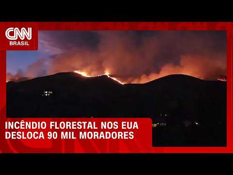 Milhares recebem ordem de retirada após incêndio atingir Nevada, nos EUA | LIVE CNN