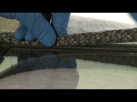 How to replace the rope the door seal of your wood burner
