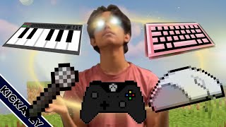 Beating Minecraft With 5 Controllers…