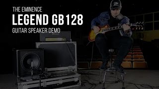 Video thumbnail for The Eminence Legend GB128 Guitar Speaker Demo by Eminence Speaker